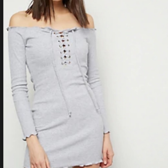 Forever 21 Dresses & Skirts - Ribbed off shoulder dress